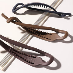 3pcs Frosted French Barrettes Hair Clips for Women