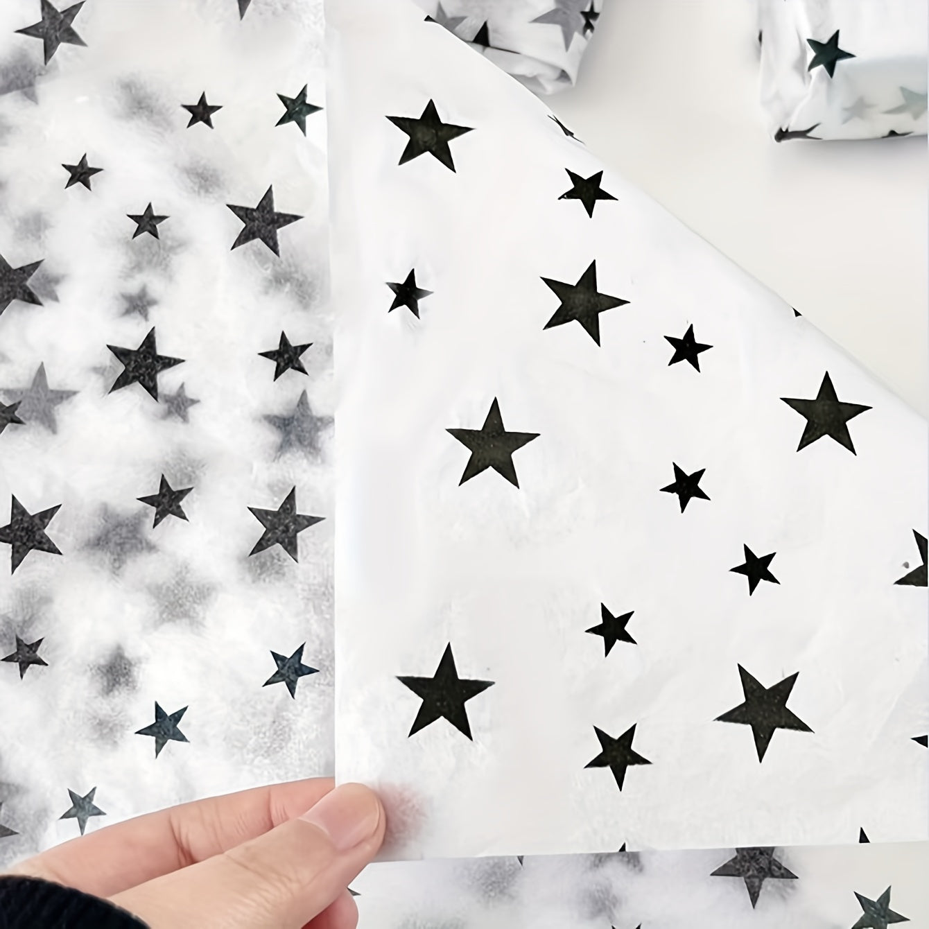 5pcs Star Snow Pear Paper Gift Bouquet Wrapping Paper Packaging