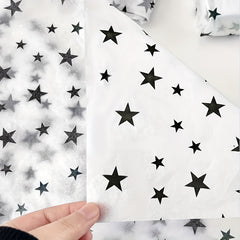 5pcs Star Snow Pear Paper Gift Bouquet Wrapping Paper Packaging