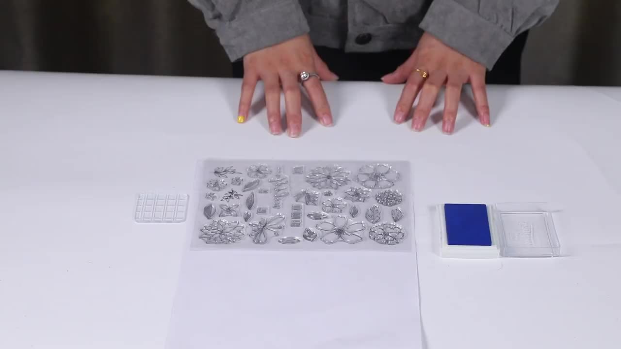 Fruit Hand Account Clear Stamps for Card Making and Scrapbooking