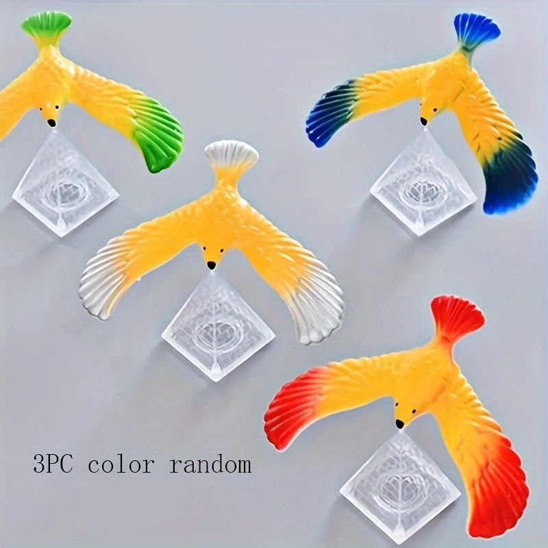 3Pcs Creative Balance Eagle Bird Toys for Kids