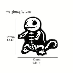 3pcs Skeleton Baby Iron On Patches Sew On Embroidered Applique Repair
