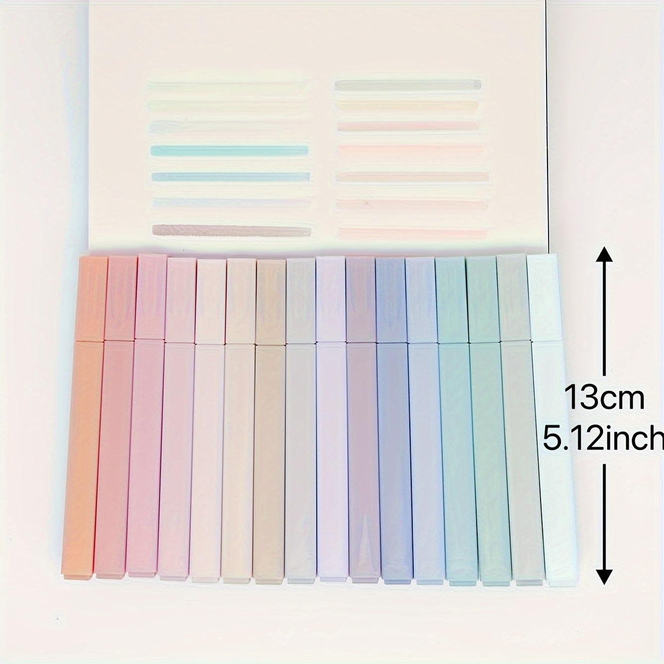 Pastel Fluorescent Highlighter Pens Water-Based Ink