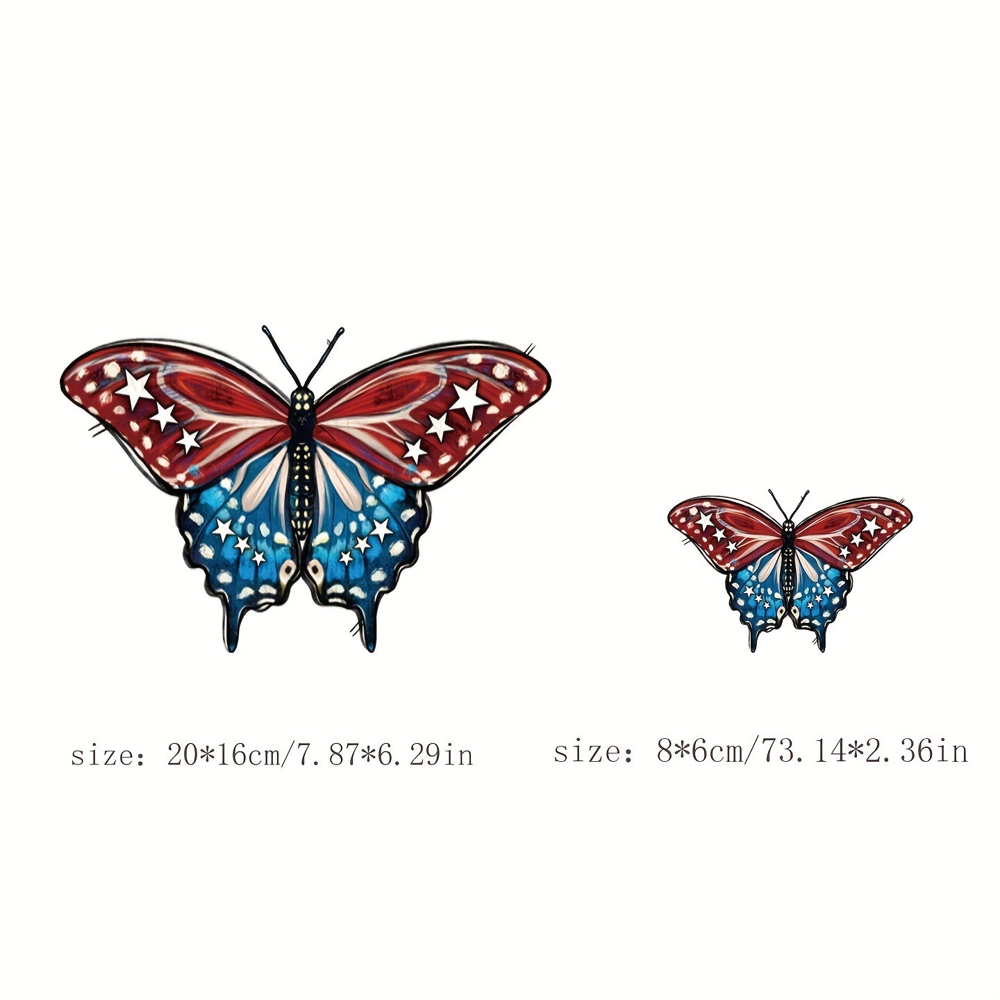 Butterfly Iron On Patches For Clothing Pillow Bag Sticker