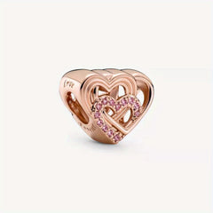 Rose Balloon Fox Tortoise Charm Bead Pendant for DIY Bracelet