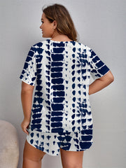  Tie Dye Tee & Shorts Lounge Set