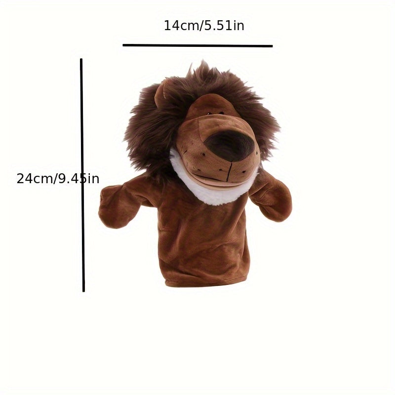 Interactive Cartoon Animal Hand Puppet Plush Toy