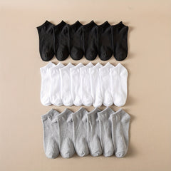 10 Pairs Letter Print Socks Comfy & Breathable Sports Socks Women's Stockings