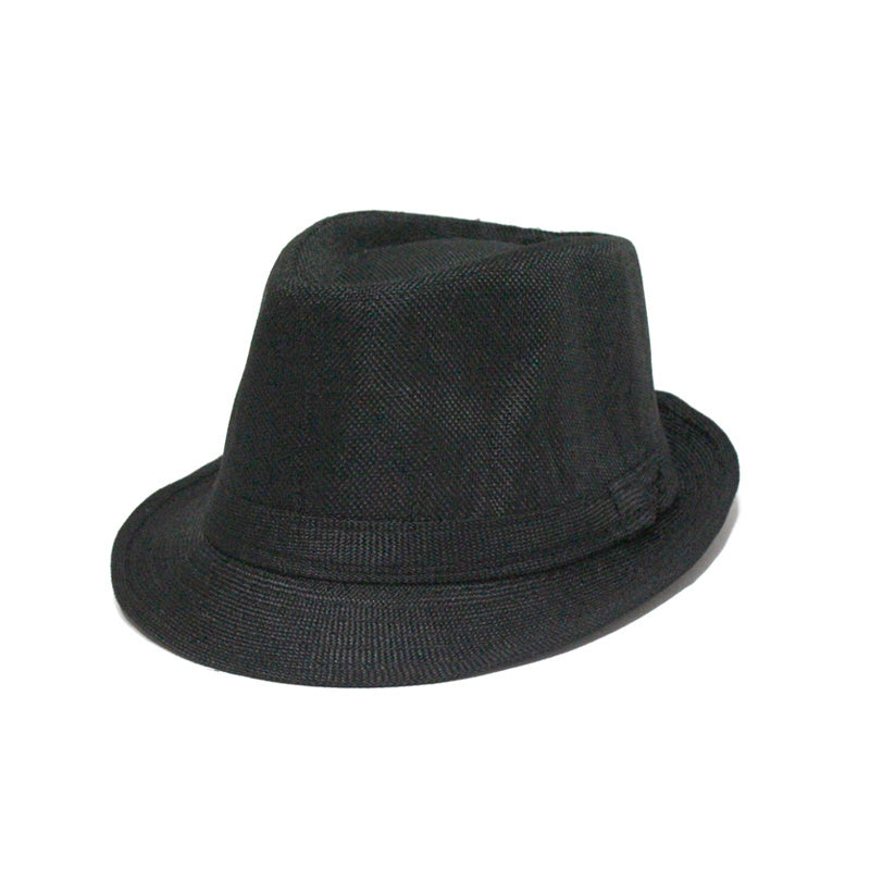 Women's Curved Brim Vintage Sun Hat Western Fedora Cap