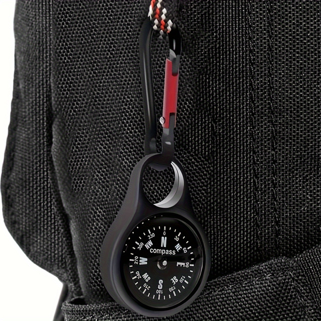Outdoor Survival Compass Keychain for Travel Camping Hiking