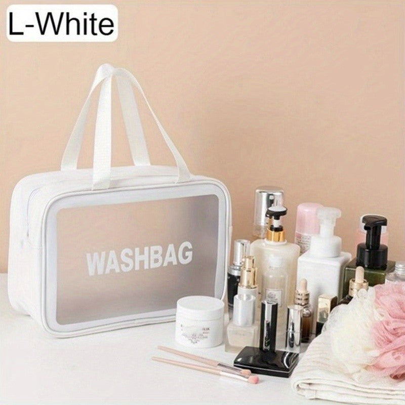 Portable Travel Storage Bag Toiletry Wash Bag Zipper Waterproof