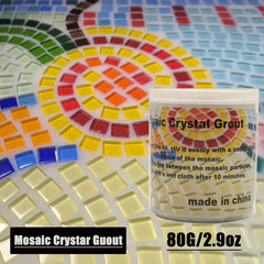 80G Crystal Translucent Grout Glue Nano Glass Tiny Beads Dilute Epoxy