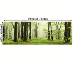 Large Green Forest Trees Art Landscape Wall Decor Canvas Prints