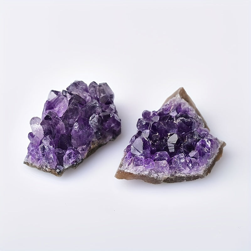 Amethyst Cluster Mineral Specimen Oriental Mysterious Gemstone DIY Jewelry