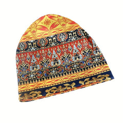 Vintage Slouchy Beanie Cotton Elastic Chemo Cap