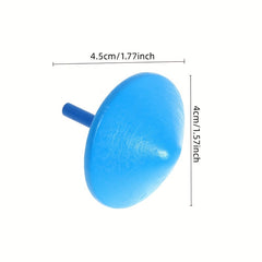 Rainbow Wooden Spinning Top for Stress Relief and Decoration