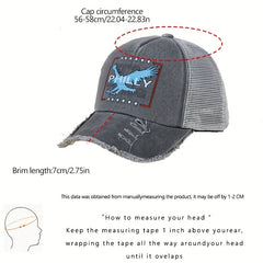 Unisex Breathable Adjustable Baseball Cap Embroidered For Outdoor Sport
