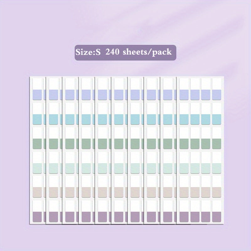Pack of 240 Adhesive Index Tabs for Notebooks