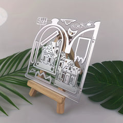 1pc Christmas House Metal Cutting Die DIY Card Scrapbook Decoration