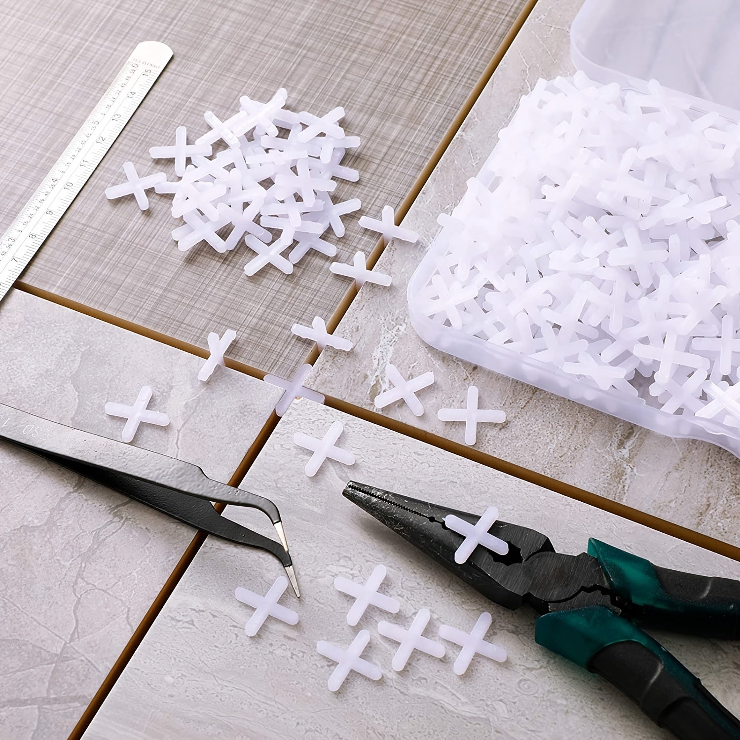 100pcs 3mm Tile Spacers Levelers for Ceramic Stone Installation