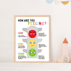 Traffic Lights Management Classroom Poster