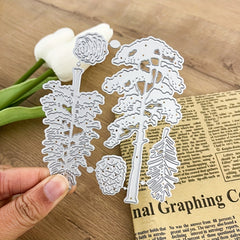1pc Pine Trees Pattern Metal Cutting Dies Stencils For DIY Scrapbooking