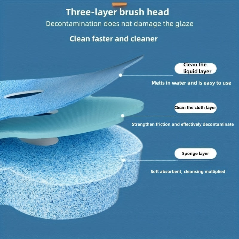 Disposable Toilet Brush Set for Sterile Toilet Cleaning