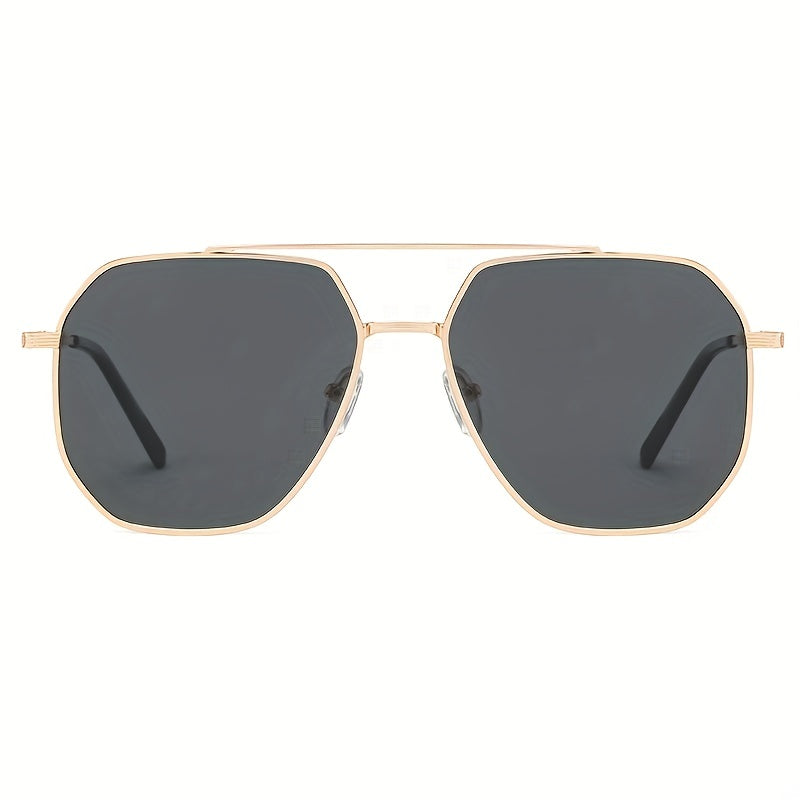 Men's Large Frame Metal Sunglasses