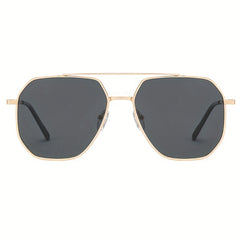 Men's Large Frame Metal Sunglasses