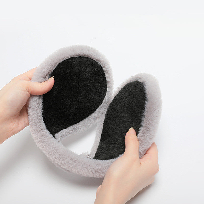 Men's Winter Earmuffs with Velvet Lining for Cold Weather