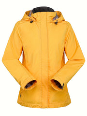 Soft Shell Sports Hooded Jacket for Women