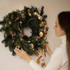 1pc Rattan Branch Wreath DIY Christmas Crafts Wedding Party Decor