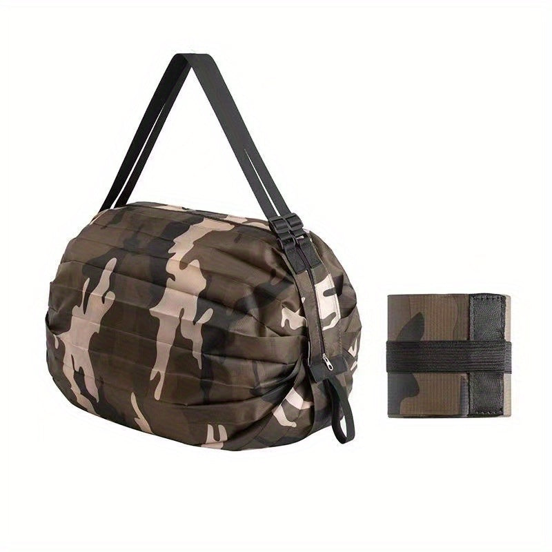 Foldable Camo Luggage Handbag Lightweight Large Capacity