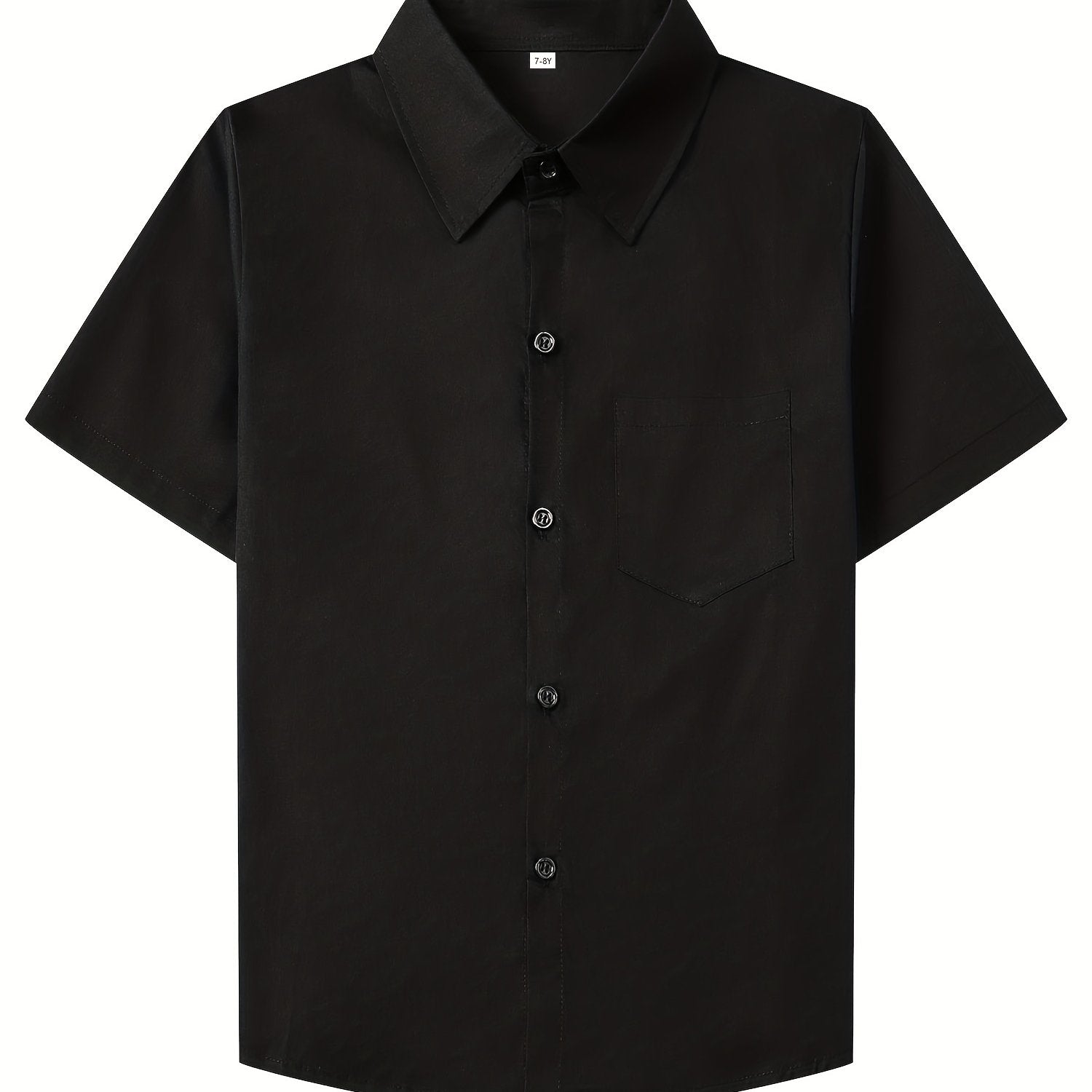Boys Short Sleeve Button Down Shirt