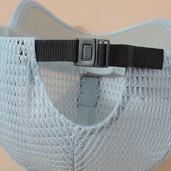 Mesh Hollow Breathable Trucker Hat Unisex Sunscreen Baseball Cap