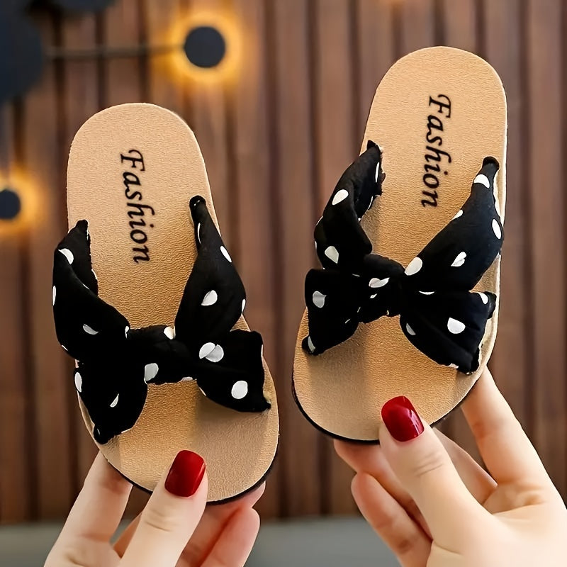 Boho Flower Print Girls Slippers Lightweight Non Slip