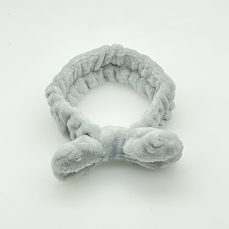 Plush Headband for Washing Face Spa Hairband 1pc