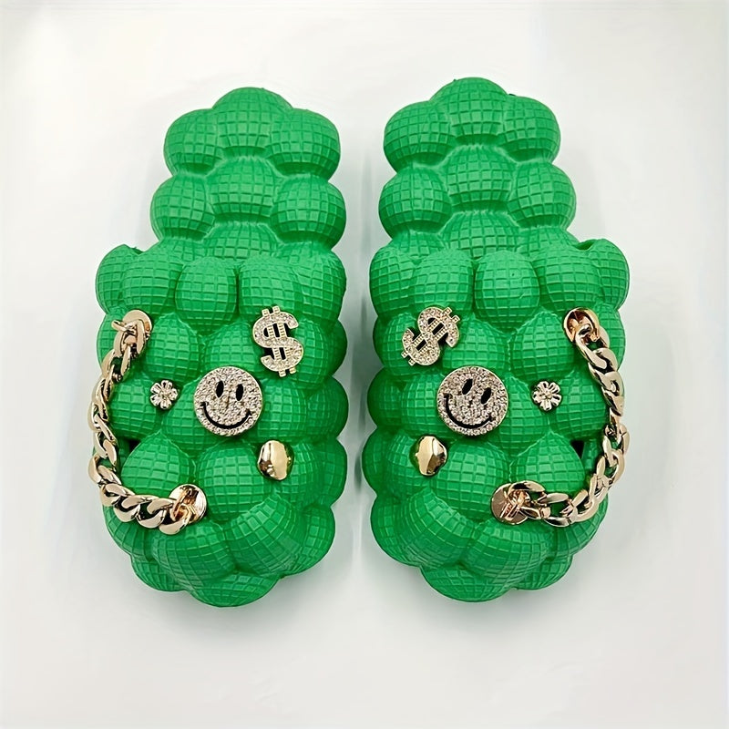 Smile Face Shoe Buckle Clogs DIY Decoration