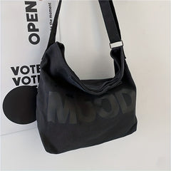 Vintage Vegan Crossbody Bag Large Capacity Shoulder Bag