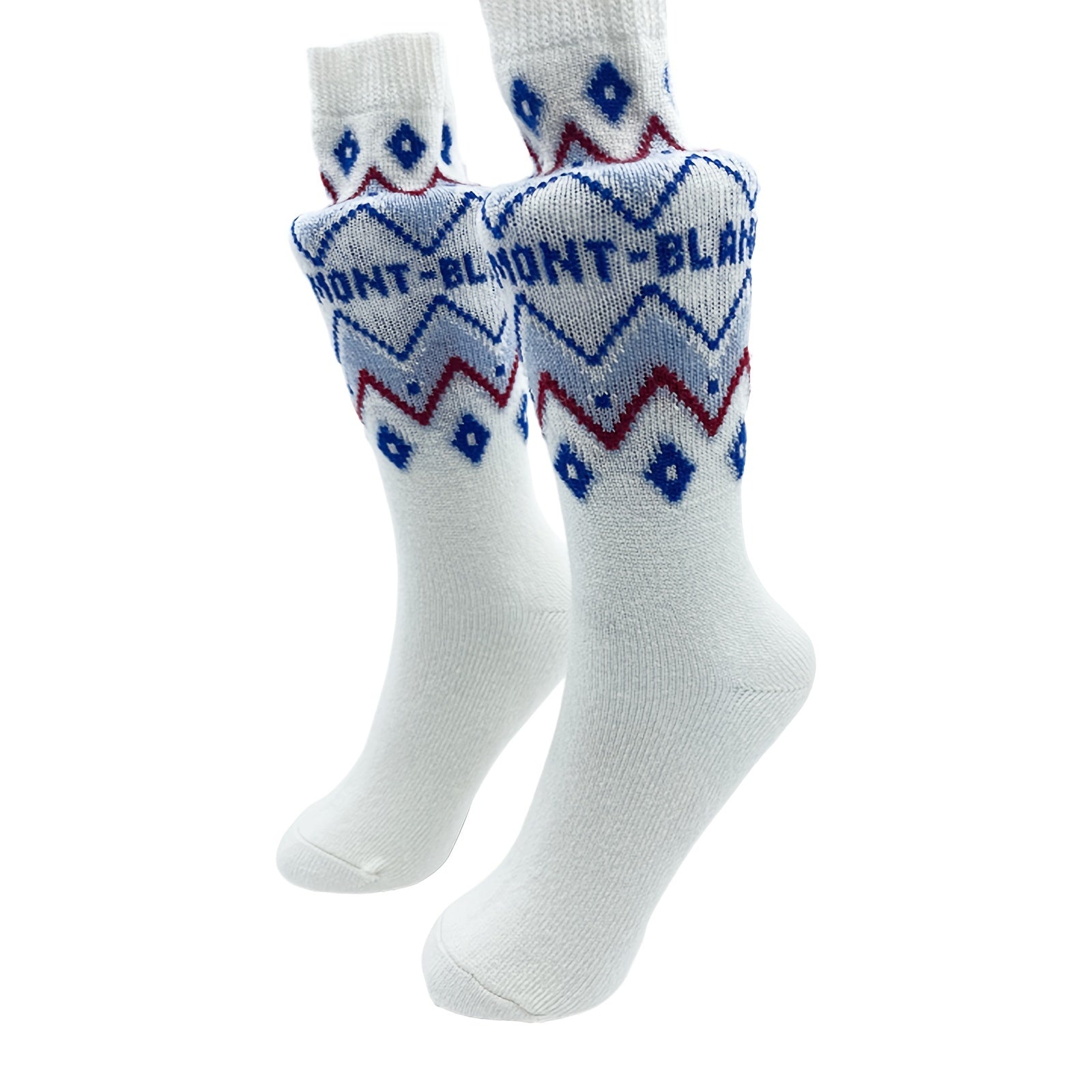 Soft & Comfy Argyle Crew Socks - Women's Stockings