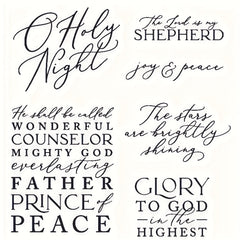 Blessing Words Metal Cutting Dies and Stamps for Scrapbooking Stencil Embossing