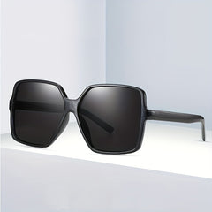 Leopard Print Polarized Sunglasses UV Protection Square Shades