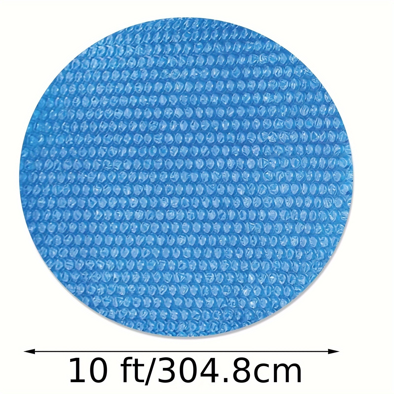 Solar Pool Cover 10ft Round Heat Retaining Blanket In/above Ground Pools