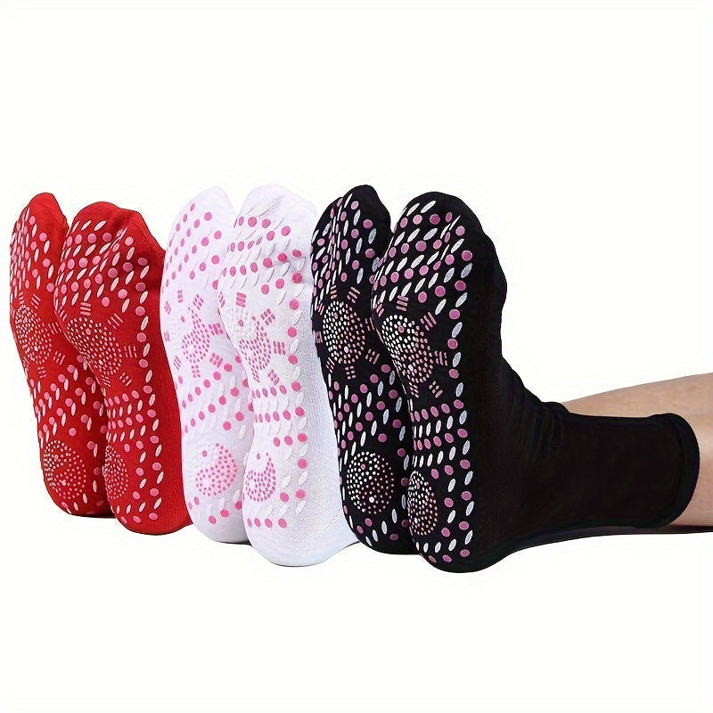 5 Pairs Winter Warm Foot Massage Home Floor Socks