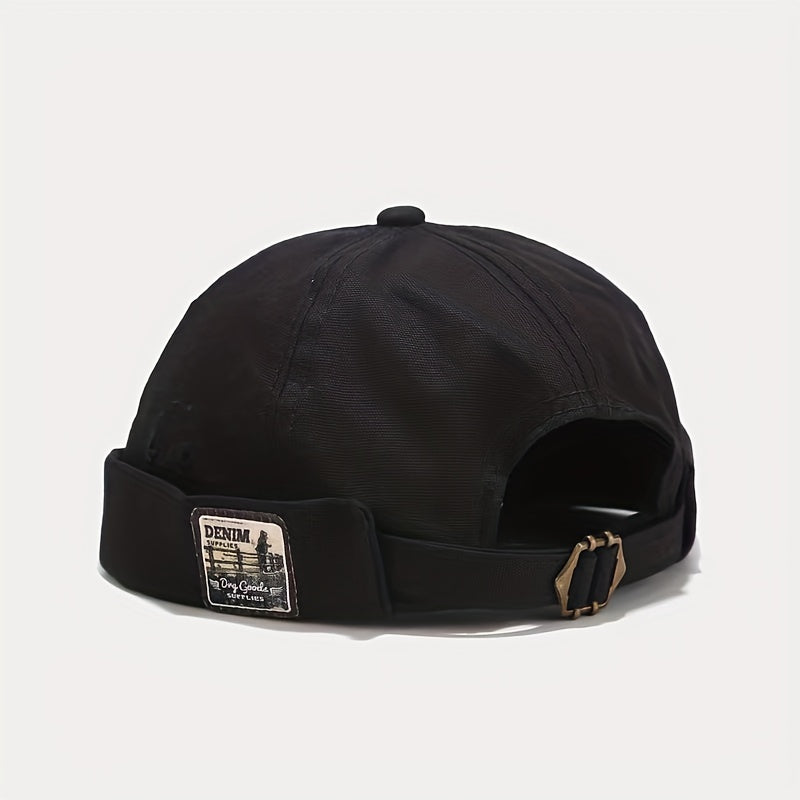 Men's Melon Leather Hat Beanie Hat