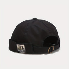 Men's Melon Leather Hat Beanie Hat