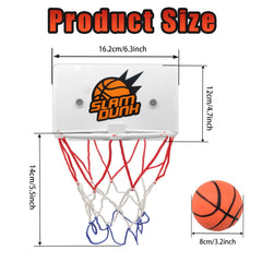 4pcs Mini Basketball Set for Kids, Portable Indoor/Outdoor Hoop Stand