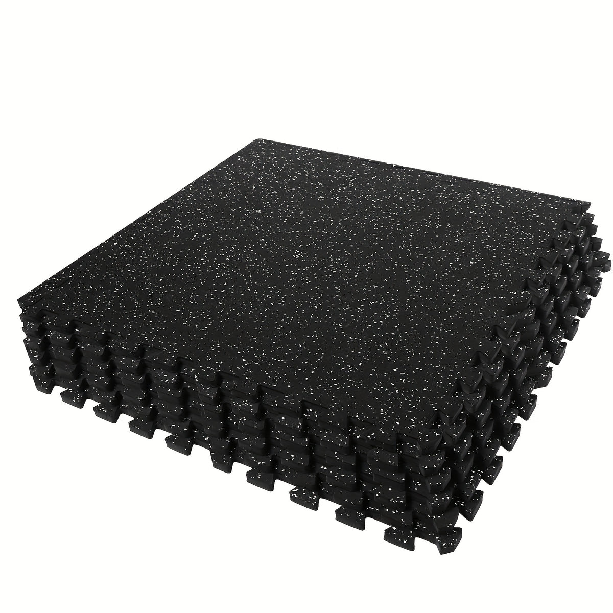 6pcs Fitness Floor Mat For Home & Gym Heavy Duty Rubber Top Rubber Floor Mats
