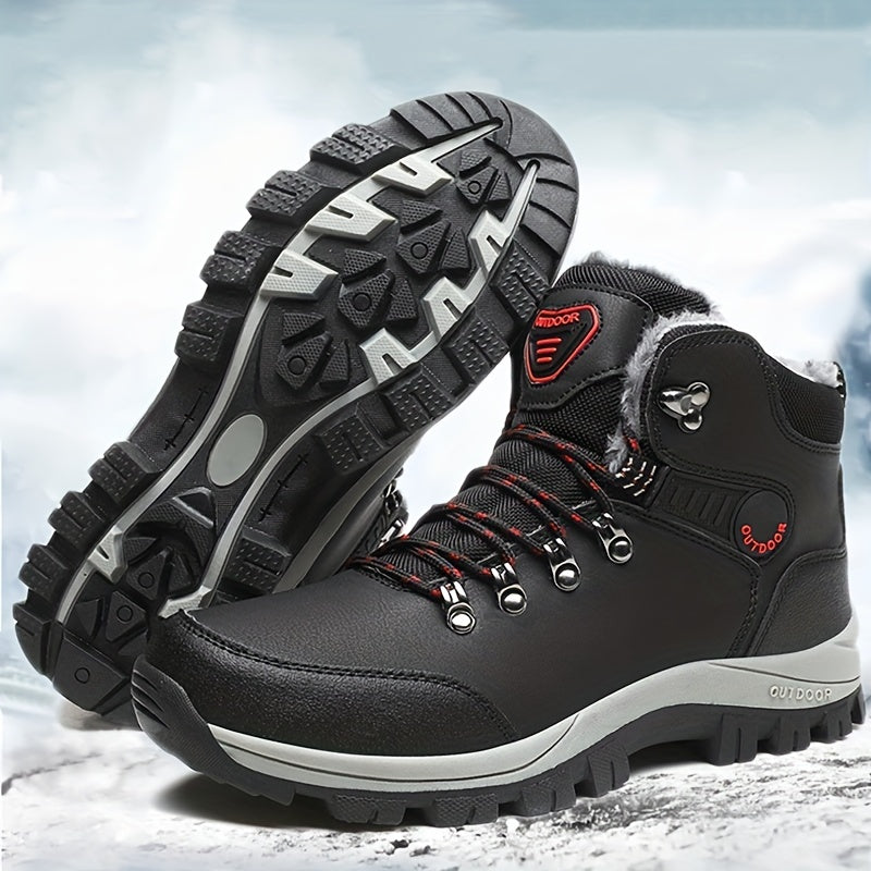 Men's Winter Boots High Top Snow Boots Non Slip
