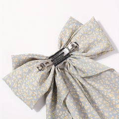 Floral French Barrette Hair Clip Long Tail Non Slip Decoration